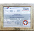 Economy Faux Wood Certificate Frame